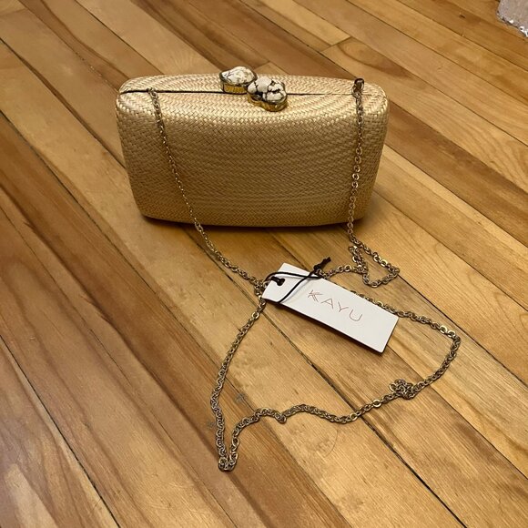 Kayu Jen clutch with gold strap - Picture 5 of 13